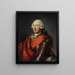 Duc Christian IV af Deux-Ponts - Johann Christian von Mannlich — indrammet kunstværk på væggen