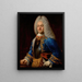 Portrait af prins Georg Albrecht af Østfriesland - Johann Conrad Eichler — indrammet kunstværk på væggen