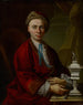 Portrait af guldsmed Johann Friedrich Baer - Johann Daniel Heimlich — visning af kunstværket