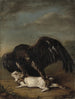 Aigle attrapant un lièvre - Johann Friedrich Grooth — visning af kunstværket