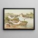 Larus minutus Pall Larus ridibundus Larus melanocephalus - Johann Friedrich Naumann — indrammet kunstværk på væggen