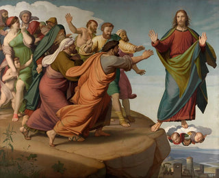 Johann Friedrich Overbeck - Christ Escapes the Pharisees.webp