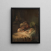 Den yngste bror - Johann Georg Meyer von Bremen — indrammet kunstværk på væggen