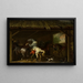 Cheval emballé dans l'écurie - Johann Georg Pforr — indrammet kunstværk på væggen