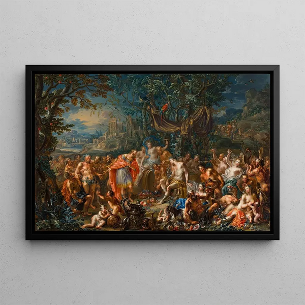 Johann Georg Platzer - Bacchus and King Midas.webp