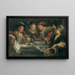 Divertissement après le repas - Johann Georg Platzer — indrammet kunstværk på væggen