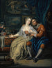 Par med mægler - Johann Georg Platzer — visning af kunstværket