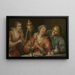 Cour - Johann Georg Platzer — indrammet kunstværk på væggen