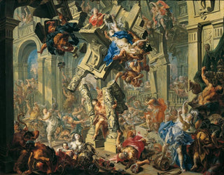 La revanche de Samson - Johann Georg Platzer — visning af kunstværket