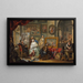 L'Atelier de l'artiste - Johann Georg Platzer — indrammet kunstværk på væggen