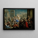 L'Enlèvement des Sabines - Johann Georg Platzer — indrammet kunstværk på væggen