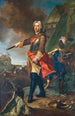 Prins Eugène af Savoyen som general - Johann Gottfried Auerbach — visning af kunstværket