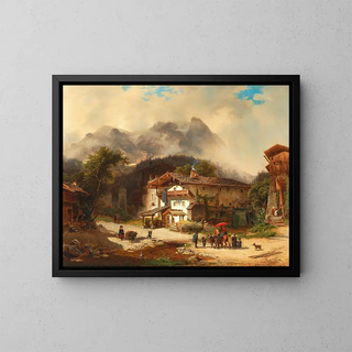 Johann Gottfried Pulian - Visit to the Country.webp