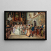 Mariage à l'église de l'abbaye de Garsten - Johann Hamza — indrammet kunstværk på væggen