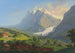 Le Wetterhorn à Grindelwald Canton de Berne - Johann Heinrich Bleuler le Jeune — visning af kunstværket