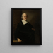 Portrait af Adolf Ernst von Humbracht - Johann Heinrich Roos — indrammet kunstværk på væggen