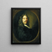 Portrait af Nicolas Ruland - Johann Heinrich Roos — indrammet kunstværk på væggen