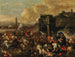 La bataille de Vienne - Johann Heinrich Roos — visning af kunstværket
