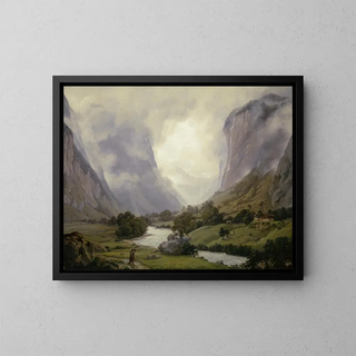Johann Heinrich Schilbach - The Lauterbrunnen.webp