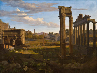 Johann Heinrich Schilbach - View From The Capitol Looking Towards The Forum Romanum.webp