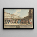 Bernoisk procession maleri dedikeret til de ærede Herrer af den ædle udenrigsstat i byen og republikken Bern - Johann Jakob Lutz — indrammet kunstværk på væggen