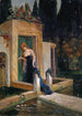 Viviane ved Merlins grav - Johann Jakob Schneider — visning af kunstværket