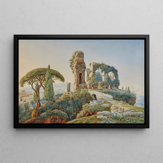 Johann Jakob Wolfensberger - Vue du Forum Romain avec le Colise larrireplan.webp