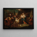 Adoration des Rois - Johann Josef Karl Henrici — indrammet kunstværk på væggen