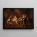 L'Adoration des bergers - Johann Josef Karl Henrici — indrammet kunstværk på væggen