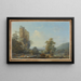 Château Reichenstein nær Arlesheim - Johann Joseph Hartmann — indrammet kunstværk på væggen