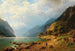 Tempête imminente sur le lac de Brienz - Johann Joseph Jansen — visning af kunstværket