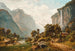 Vue de Lauterbrunnen et des chutes de Staubbach, Suisse - Johann Joseph Jansen — visning af kunstværket