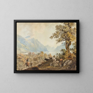 Johann Karl Mllener - Scne champtre prs de Clarens.webp