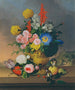naturtro maleri med blomsterbuket - Johann Knapp — visning af kunstværket