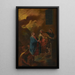La Visitation - Johann Konrad Wengner — indrammet kunstværk på væggen