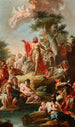 Le sermon de Saint Jean-Baptiste - Johann Lucas Kracker — visning af kunstværket