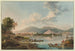 Vue d'Yverdon taget fra Clindi - Johann Ludwig Aberli — visning af kunstværket