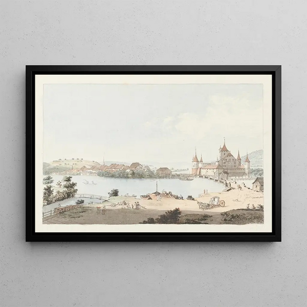 Johann Ludwig Aberli - Vue de Nidau et du Lac de Bienne.webp