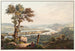 Vue de Karthaus vers le château de Stolzenfels - Johann Ludwig Bleuler — visning af kunstværket
