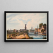 Vue de la ville d'Utrecht - Johann Ludwig Bleuler — indrammet kunstværk på væggen