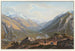 Vue du pied du Lukmanier vers Sainte-Marie et la vallée de Medels - Johann Ludwig Bleuler — visning af kunstværket