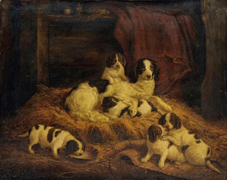Johann Ludwig Burckhardt - Dog family.webp