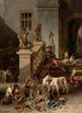 Le butin de chasse - Johann Matthias Ranftl — visning af kunstværket