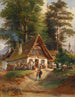 Auberge du village - Johann Nepomuk Passini — visning af kunstværket