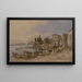 Quai de Gaeta - Johann Nepomuk Rauch — indrammet kunstværk på væggen