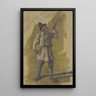 Johann Nepomuk Rauch - Russischer Bauer bei der Arbeit.webp