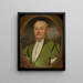 Portrait af Karol Wgliski - Johann Niedermann — indrammet kunstværk på væggen