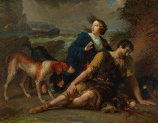 Arindal og Daura - Johann Peter Krafft — visning af kunstværket