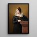 Portrait af Florentina Troclet-Fautz - Johann Peter Krafft — indrammet kunstværk på væggen