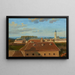 Vue sur le Schänzel vers l'Augarten - Johann Peter Krafft — indrammet kunstværk på væggen